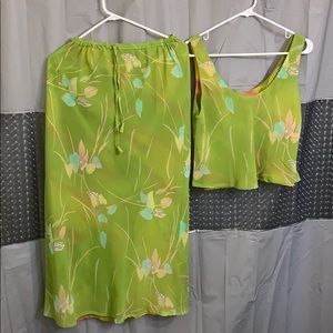 Blouse And Skirt, Reversible